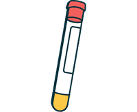 Serum test tube icon