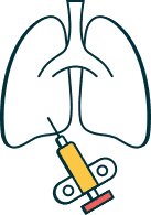 Lung biopsy icon